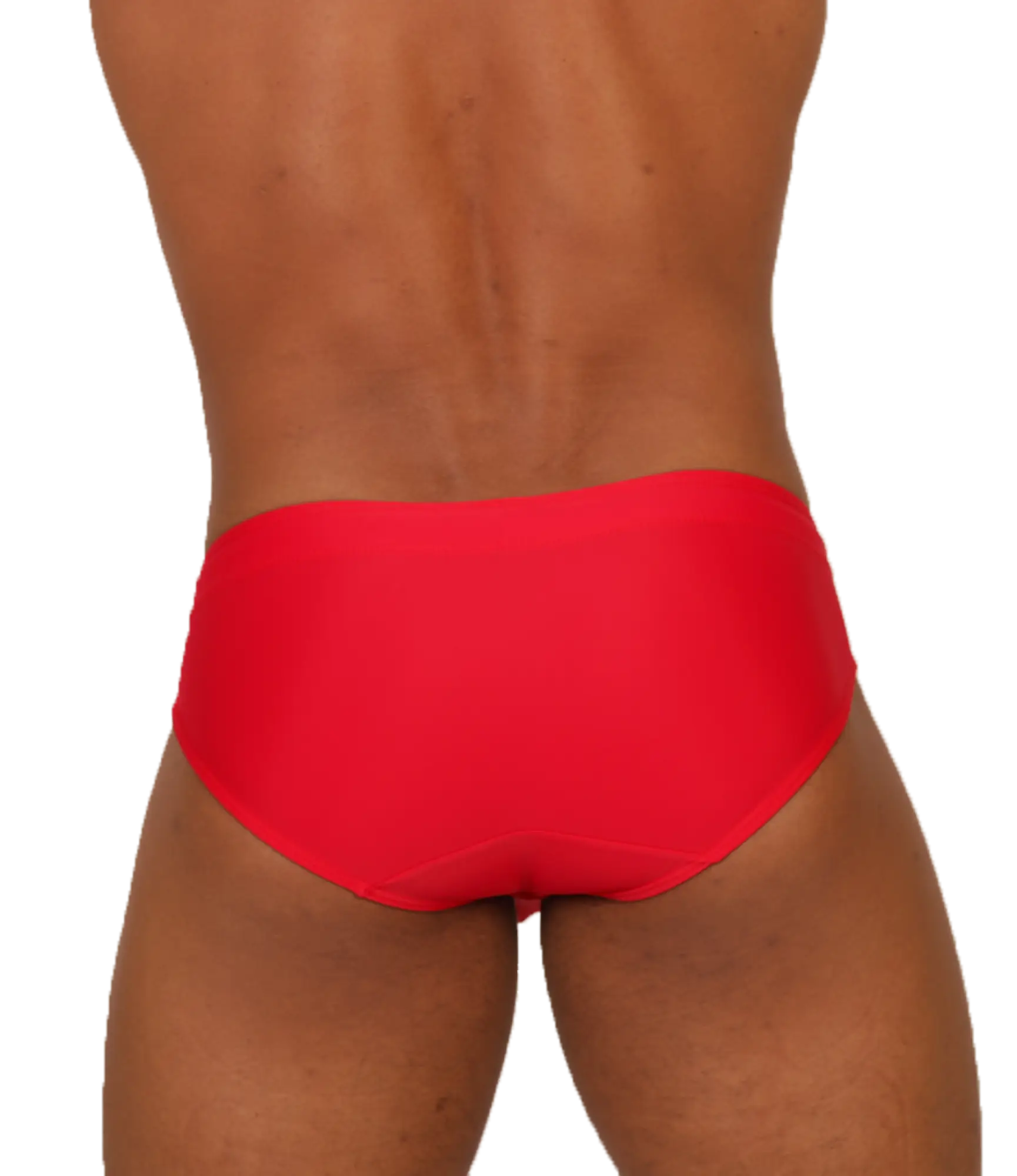 Gigo nice red swimbrief bright red form-fitting swim trunks designed for swimming and beachwear