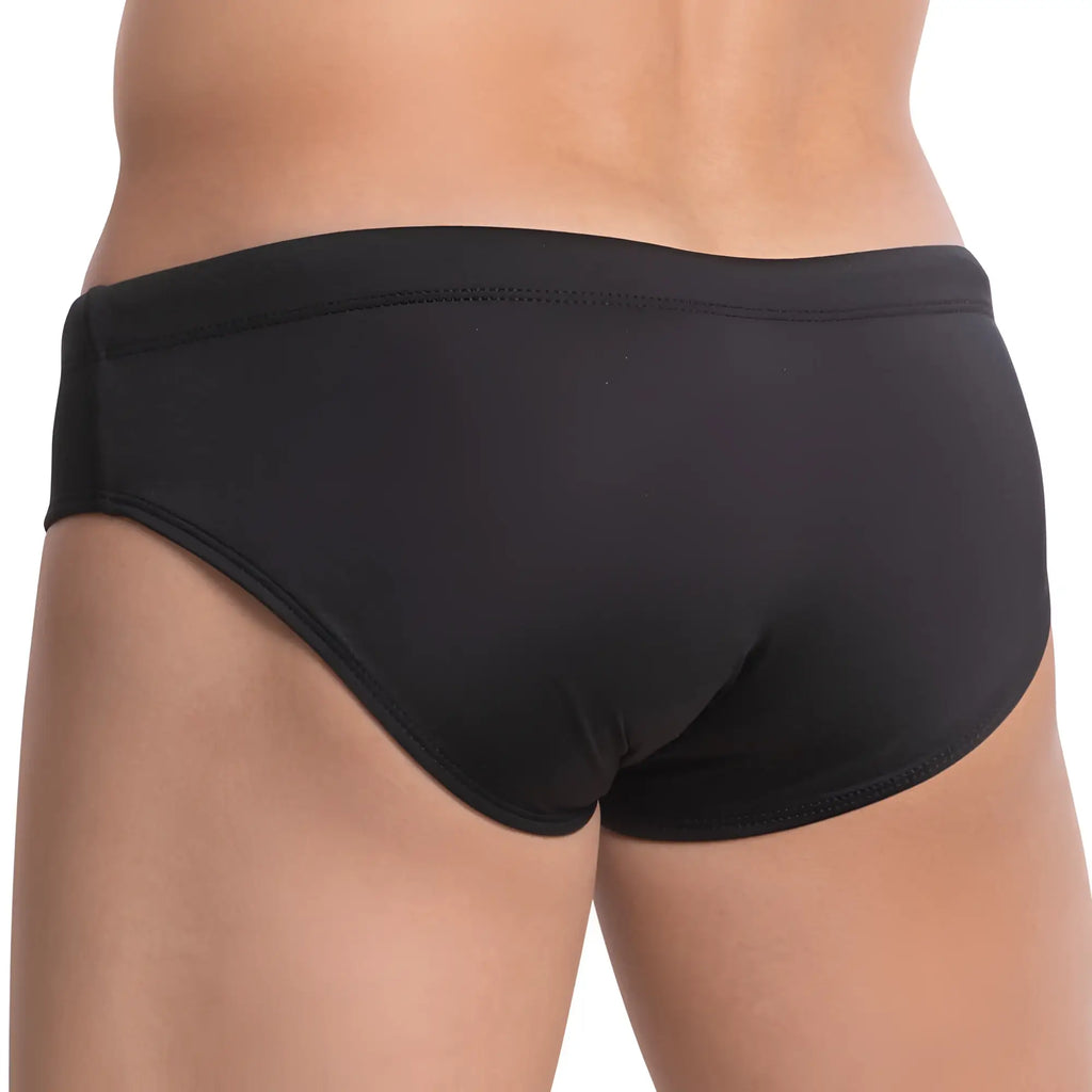 Good Devil GDI021 bikini brief in black with smooth form-fitting design and elastic waistband for comfortable wear