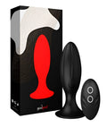 Black goodvibes brand remote-controlled anal plug with sleek ergonomic design and smooth surface for discreet use