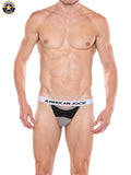AMERICAN JOCK 8889 Men's Apex Rep Jockstrap Onyx