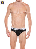 AMERICAN JOCK 8882 Men's Apex 2 ½" Aero Bikini Onyx