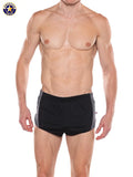 AMERICAN JOCK 8886 Men's Apex 1" Sprint Short Onyx