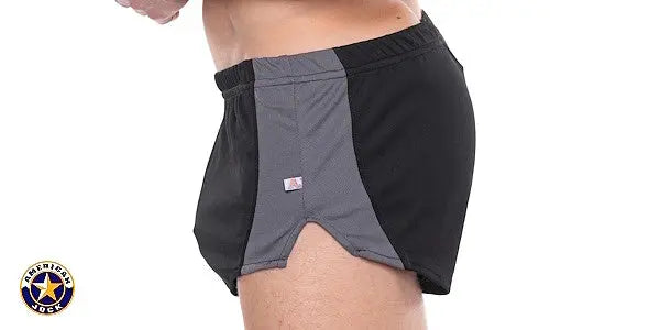 AMERICAN JOCK 8886 Men's Apex 1" Sprint Short Onyx