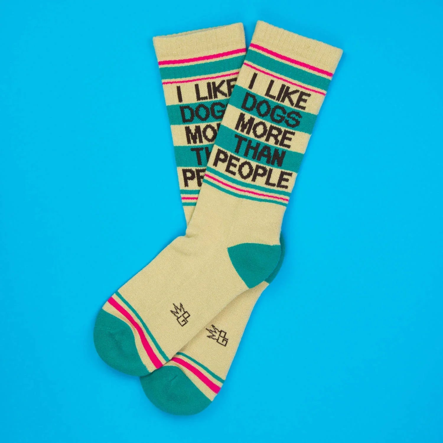Ich mag Hunde lieber als Menschen Crew Socken
