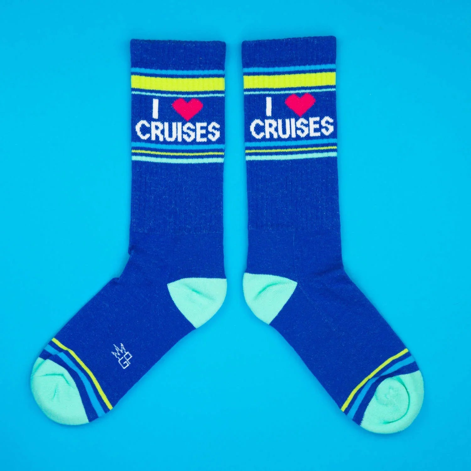 I ❤️ CRUISES CREW SOCKS