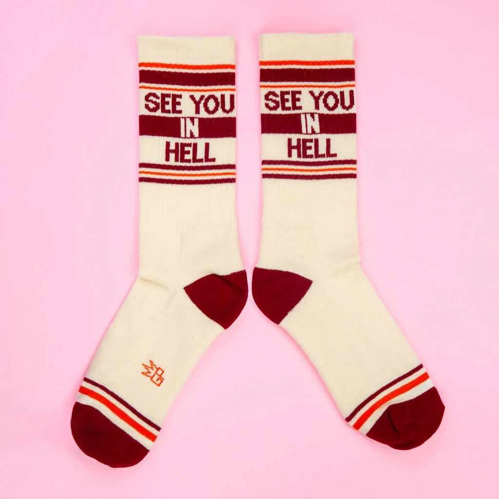 Wir sehen uns in der Hölle Crew Socken