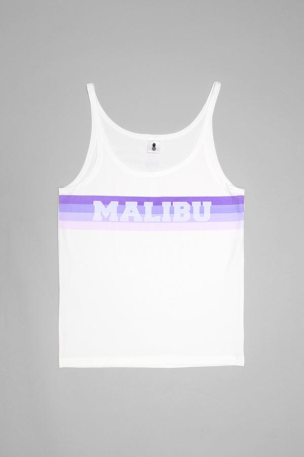 Malibu Gradient Wide-Cut Tank Top - Violet