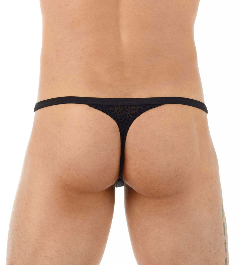 Gregg Homme TRYST Thong Underwear Black 130104 Size XS