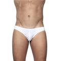 White groovin underwear athletic v-cut bikini brief with a sleek minimalist design and subtle branded waistband