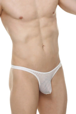 PetitQ Men's G-String Anost Durtol White