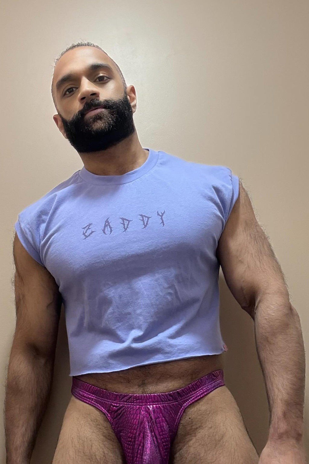 JJ Malibu Men's Escapism Muscle-Fit Crop Tank - Zaddy