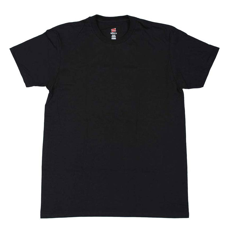 Camiseta de manga corta Hanes Nano Light &amp; Soft, color negro, talla XL 4980