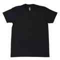 Hanes nano light and soft black short-sleeved crew neck t shirt with red and white collar tag size XL