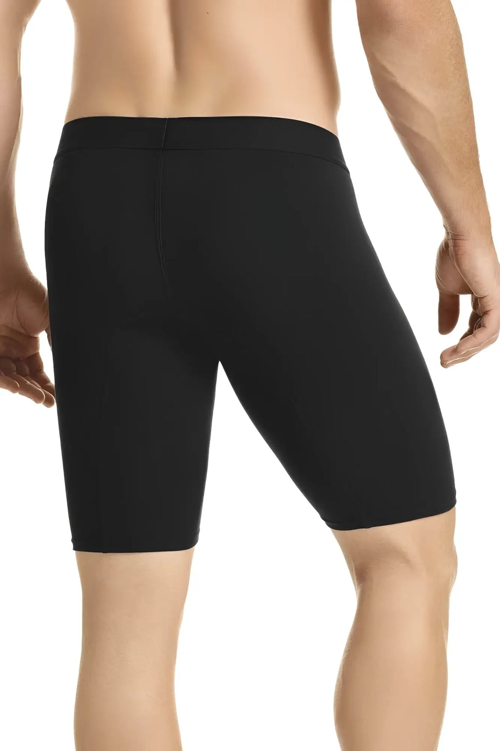 Black Hawaii 41903 solid athletic boxer briefs with smooth stretchy fabric and elastic waistband for active wear