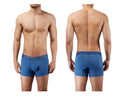 Blue quartz hawai 41948 boxer briefs with darker blue waistband and white hawaii logo in men’s underwear design