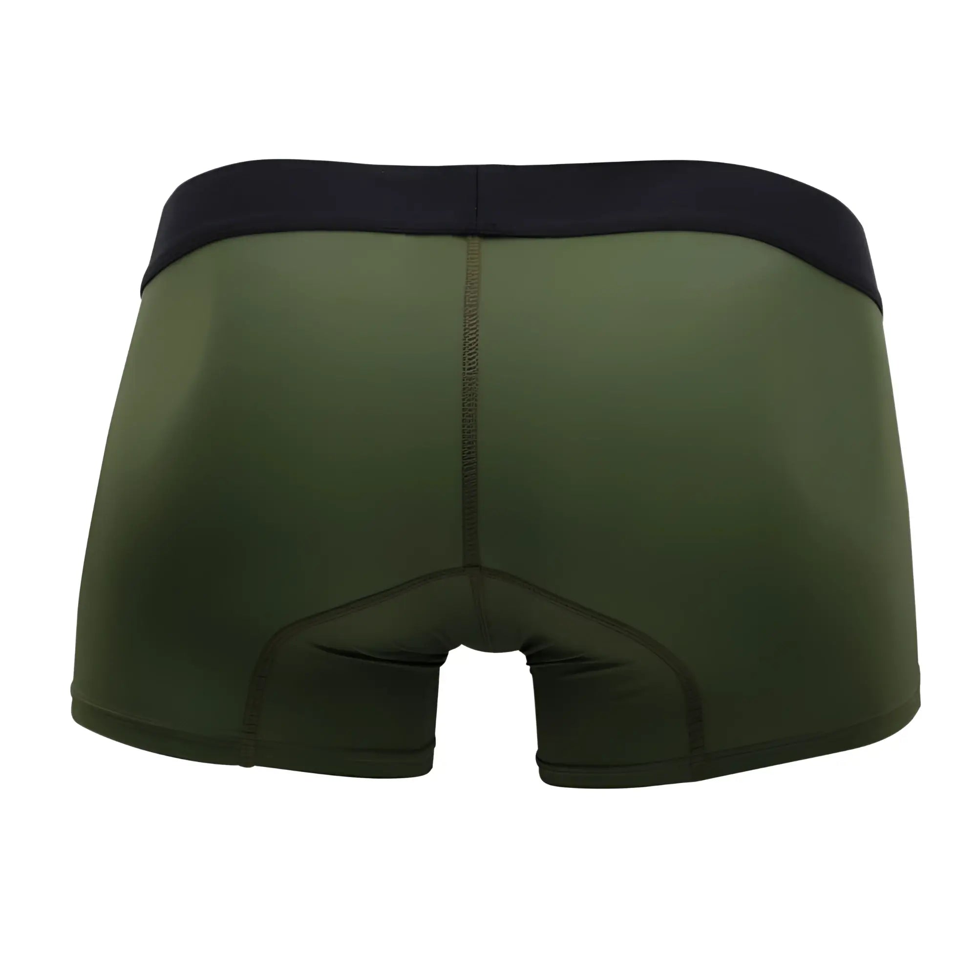 Olive green hawaï 41948 boxer briefs with black elastic waistband designed for comfortable everyday wear