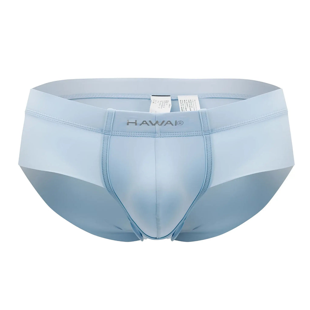 Light blue Hawai 42141 microfiber men’s briefs with a smooth form-fitting design