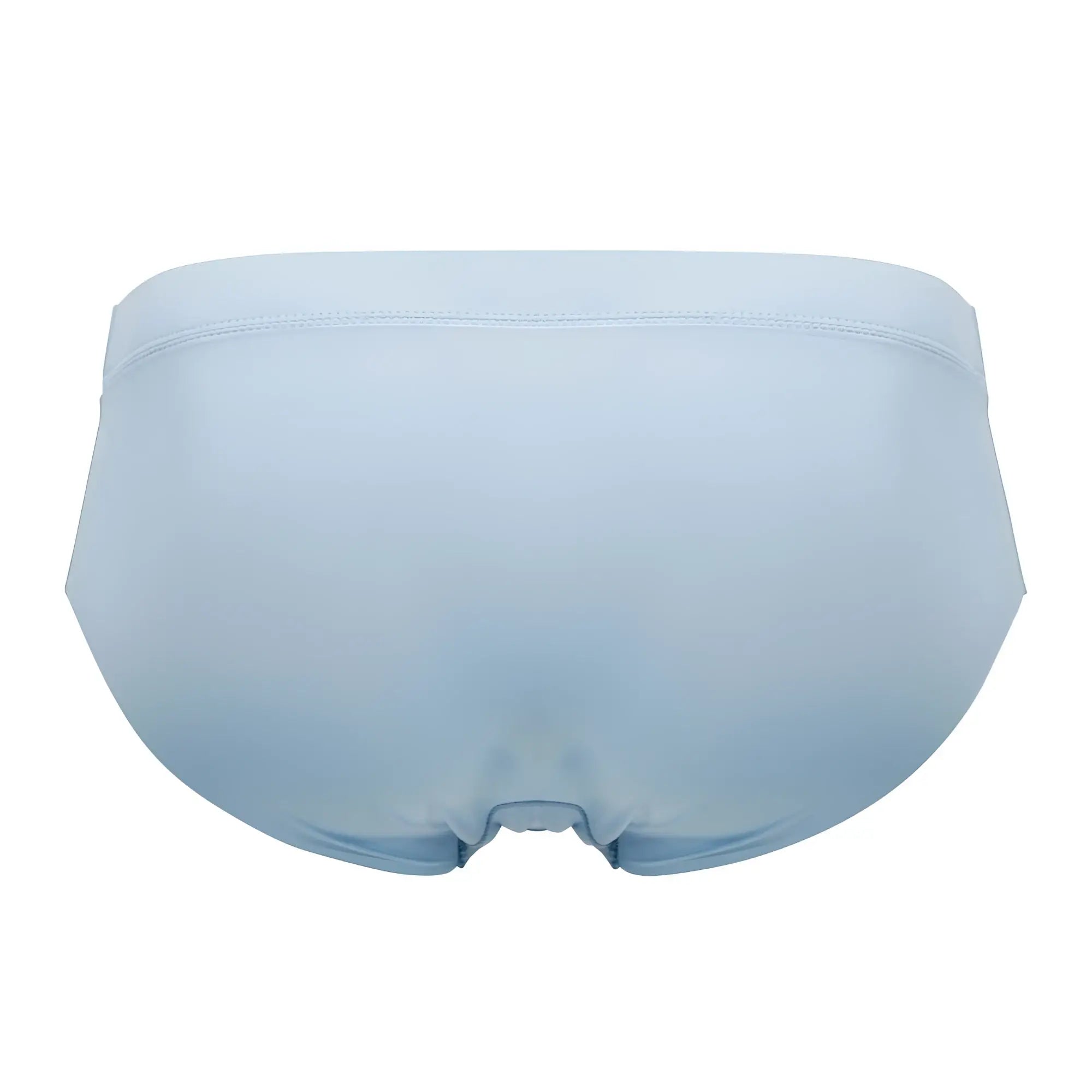 Light blue hawaï 42141 microfiber briefs for men with smooth texture and simple elastic waistband