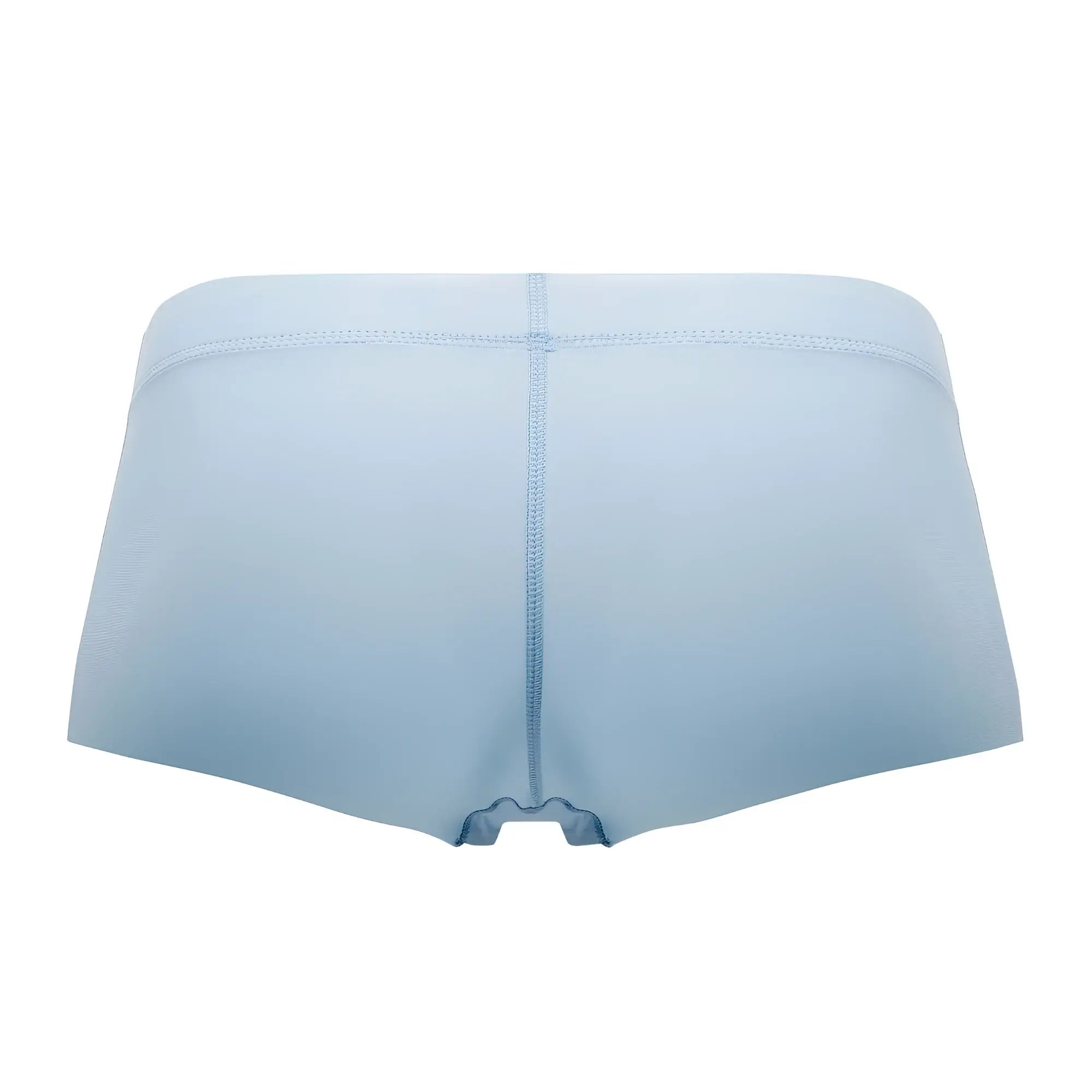 Light blue hawaï 42142 microfiber seamless briefs with subtle texture and central seam front view