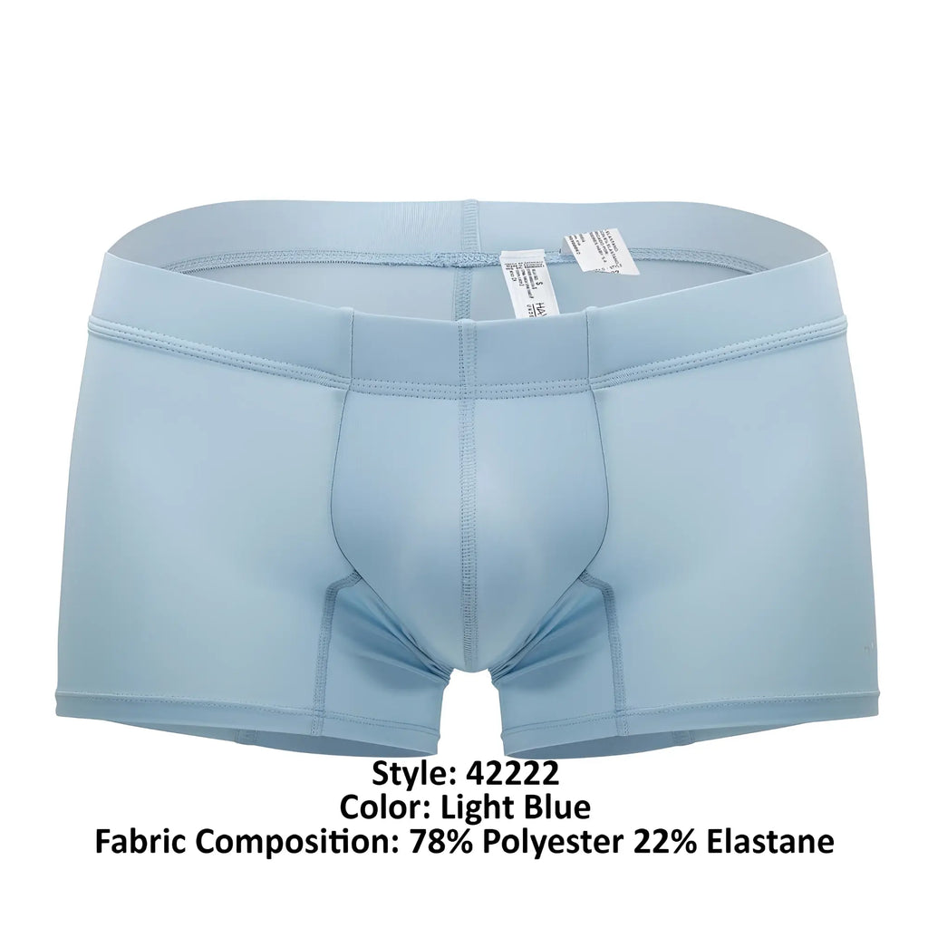 Light blue hawaI 42222 microfiber trunks made of 78% polyester and 22% elastane with smooth, form-fitting design