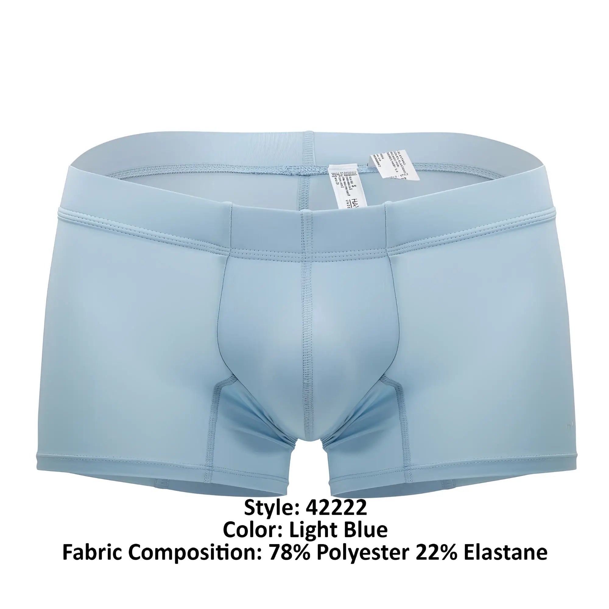 Light blue hawaI 42222 microfiber trunks made of 78% polyester and 22% elastane with smooth, form-fitting design