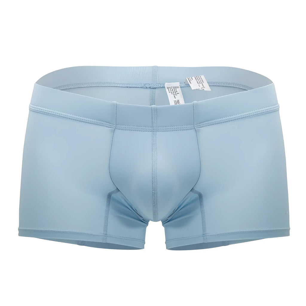 Light blue HAWAI 42222 microfiber trunks for men with smooth stretchy fabric and contoured design