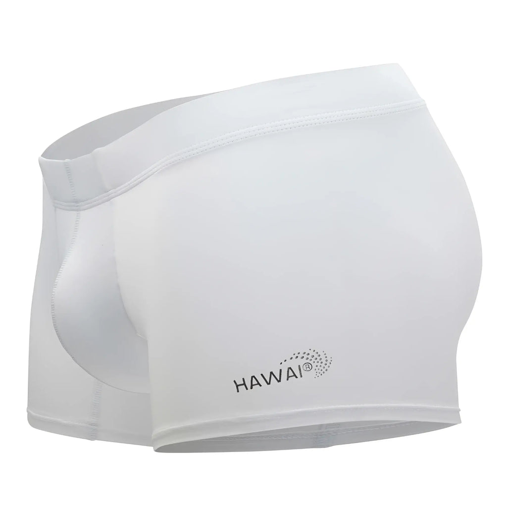 White hawai 42222 microfiber trunks womens briefs with smooth form fitting design and subtle stitching details