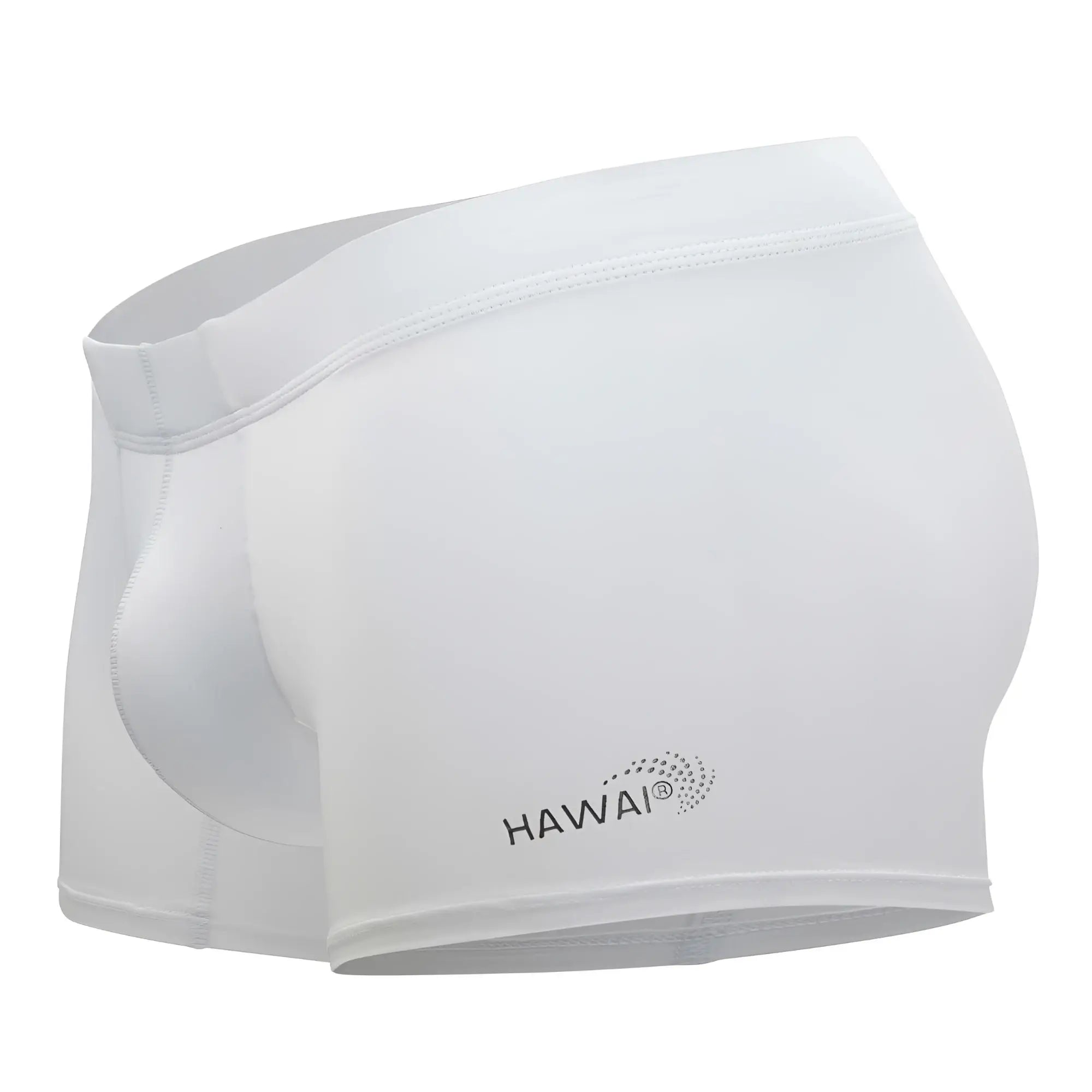 White hawai 42222 microfiber trunks womens briefs with smooth form fitting design and subtle stitching details