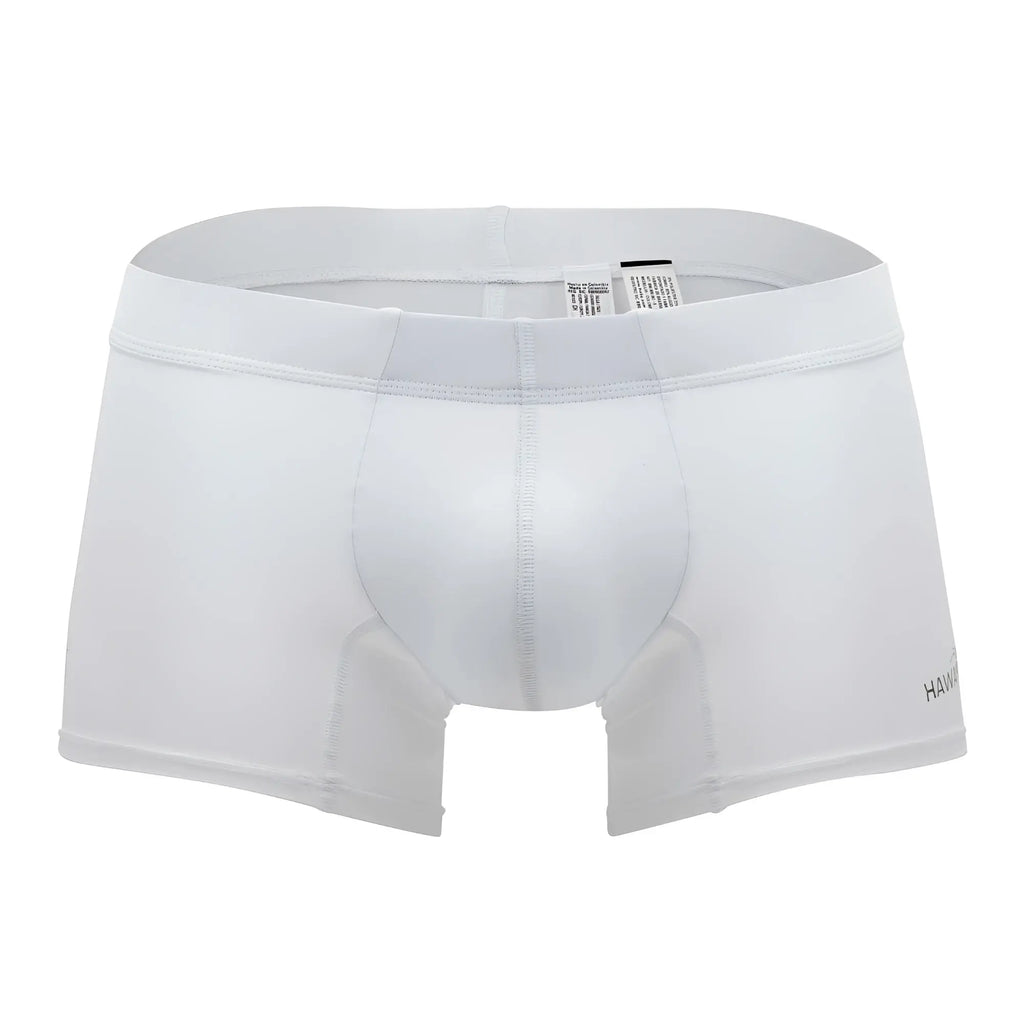 White men’s boxer briefs hawai 42222 with smooth microfiber fabric and subtle stitching in color white