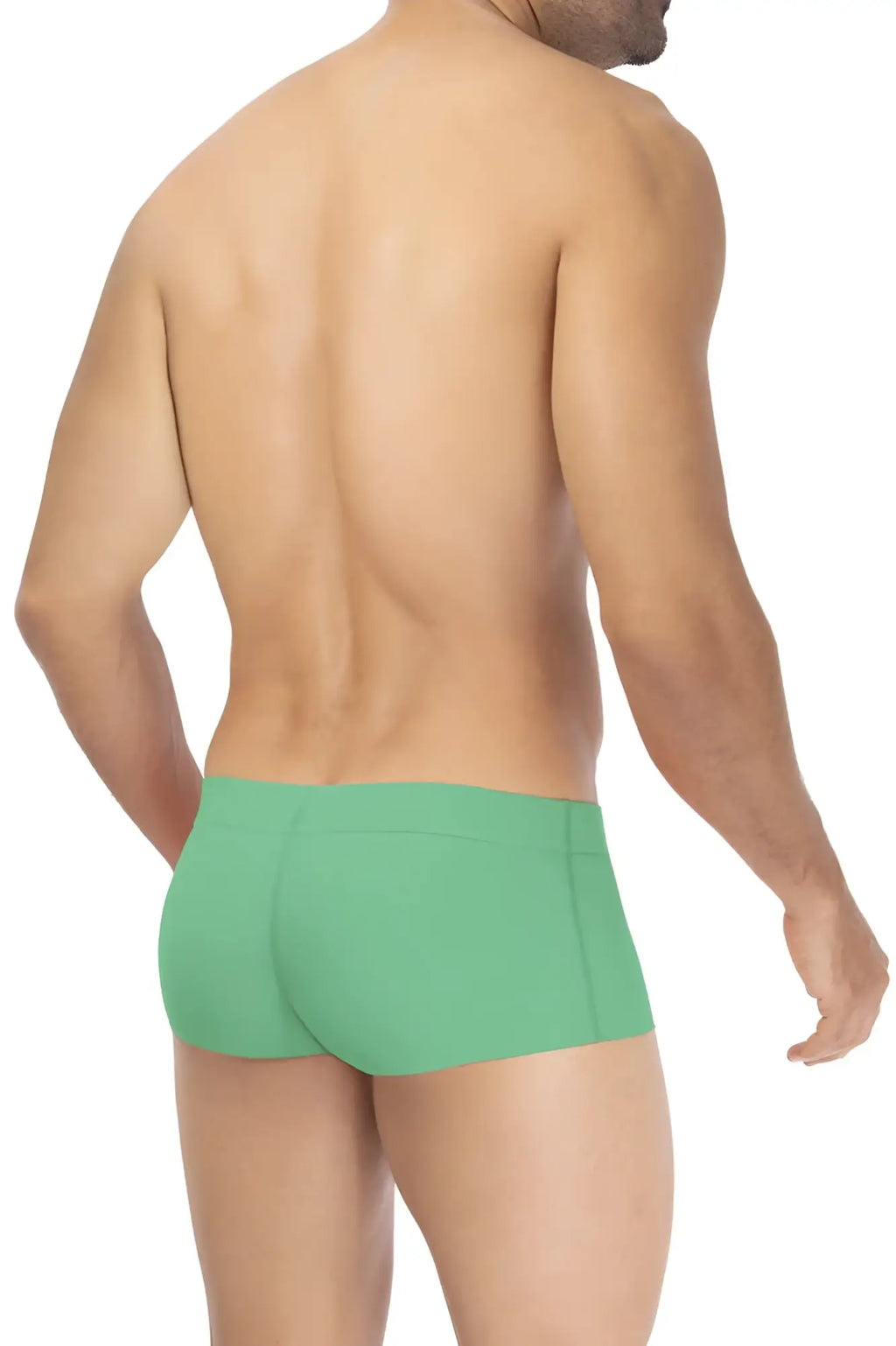 Green microfiber trunks hawa 42308 with smooth form-fitting fabric and clean-cut seams