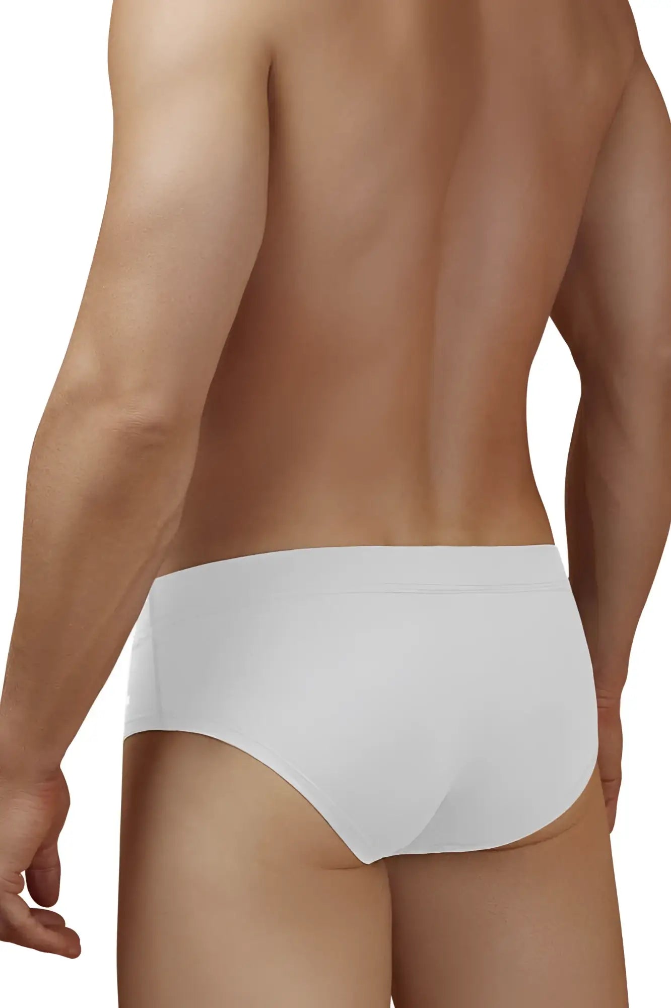 White hawa 42241 microfiber briefs with a smooth form-fitting design for comfortable everyday wear