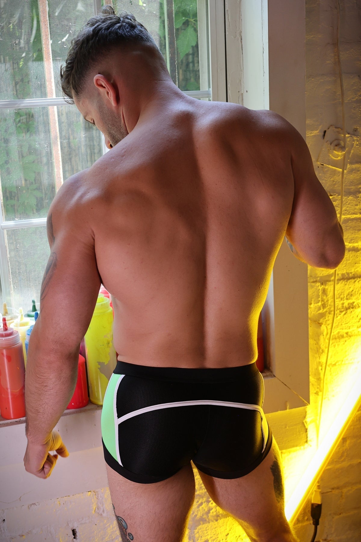 Bañador tipo trunk Heatwave para hombres gais de Breedwell
