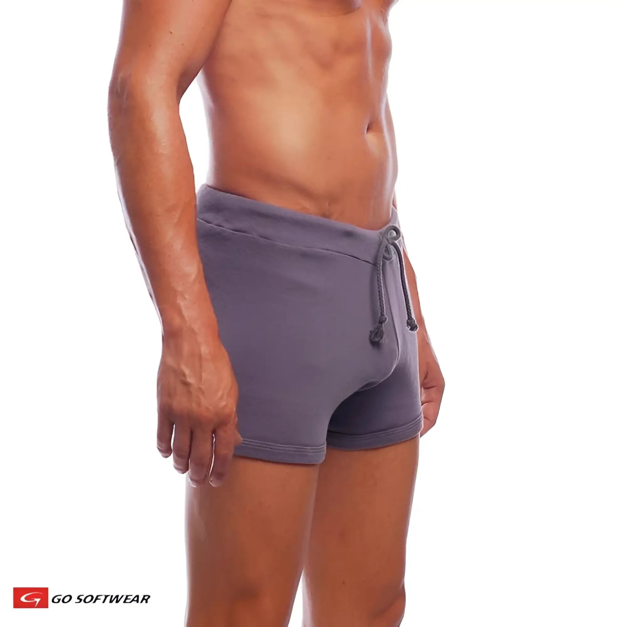 Gray go softwear hiker short with drawstring made from soft breathable fabric for outdoor activities