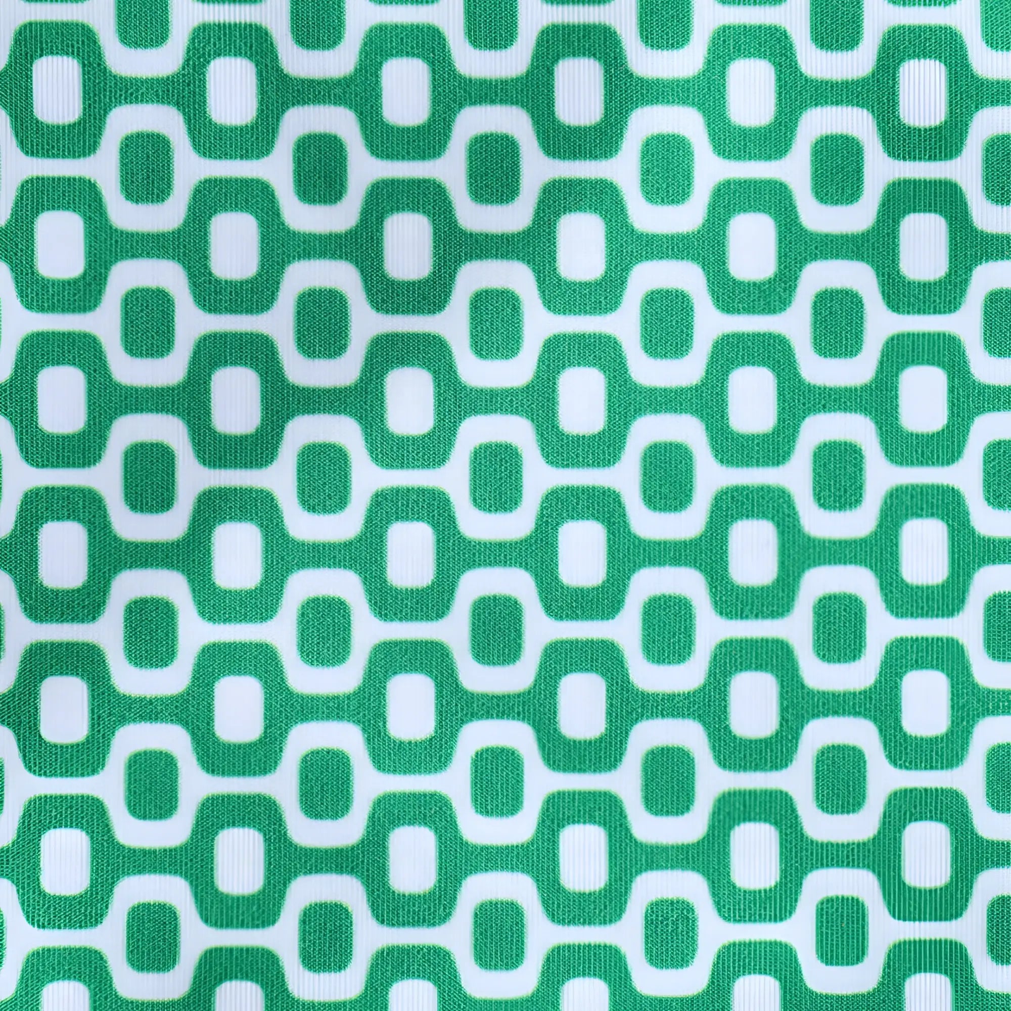 Green and white geometric patterned fabric on hortelã green solid men’s swimming sunga for beachwear use