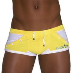Icker Sea Eyelets Square Cut Trunk Swimwear Mango COB-13-41