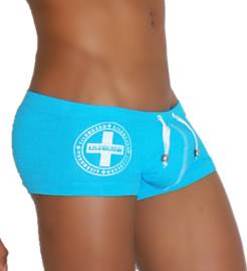 Icker Sea Lifeguard Brazilian Square Cut Trunk Swimwear Blue COB-13-46