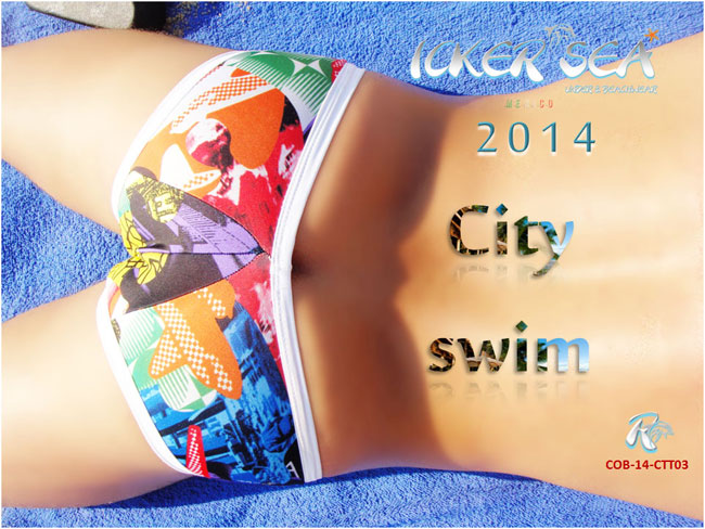 Icker Sea City Mini Bikini Swimwear COB-14-CTT03