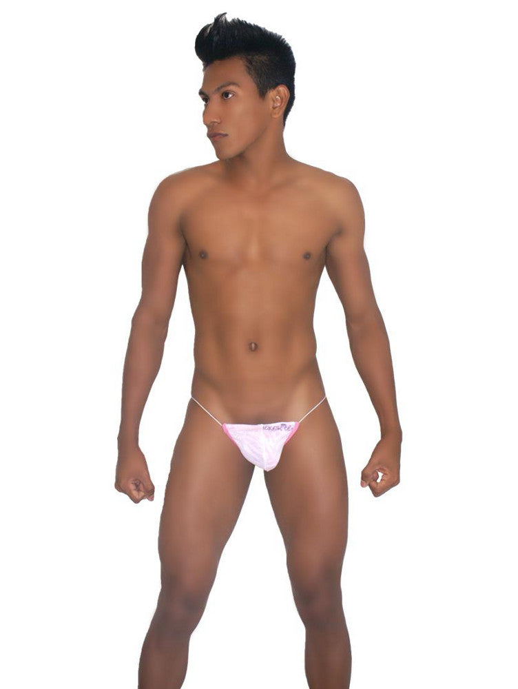 Icker Sea Devoured Micro G String Underwear Pink/White COI-13-01