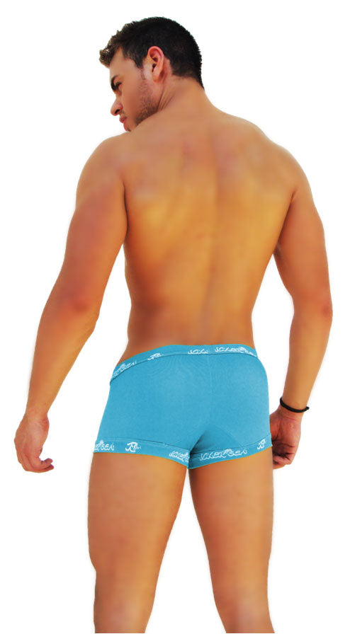 Icker Sea Logo Trim Boxer Brief Underwear Blue COI-14-BLUE-06