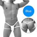 Icker Sea Enhancement micro jock thong underwear in blue with white thong option designed for support and comfort