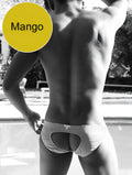 Mango men’s white briefs with cutout design featured in icker sea lifeguard jock brief swimwear cob-13-09