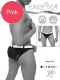Black and white icker sea sailor belted slip bikini swimwear with bold contrasting waistband in pink and white