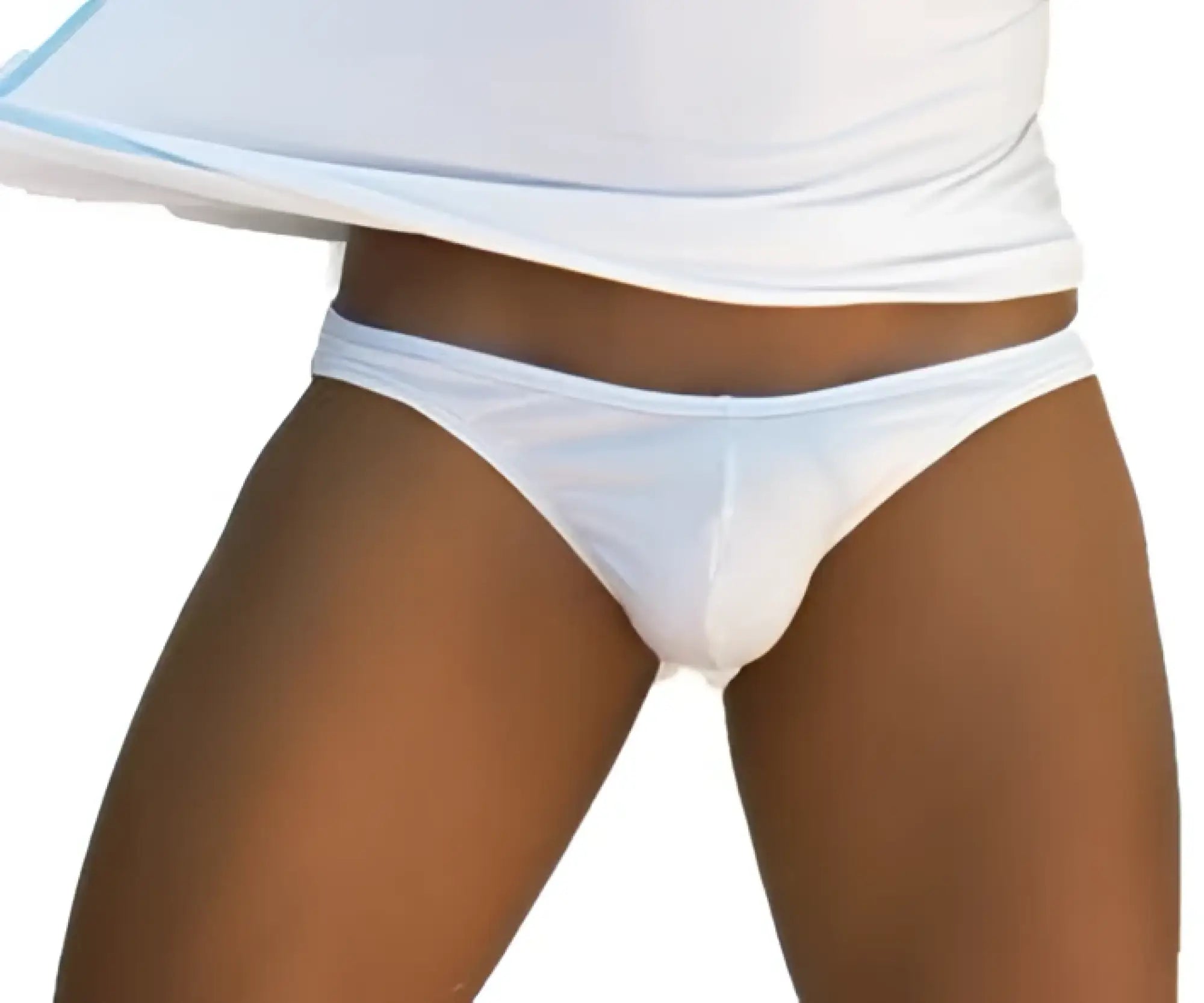 Icker Sea smile Me Slip bikini underwear white cotton briefs with smooth form-fitting design