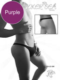 Purple icker sea solid mini thong underwear for men model coi-12-104 made from soft stretch fabric