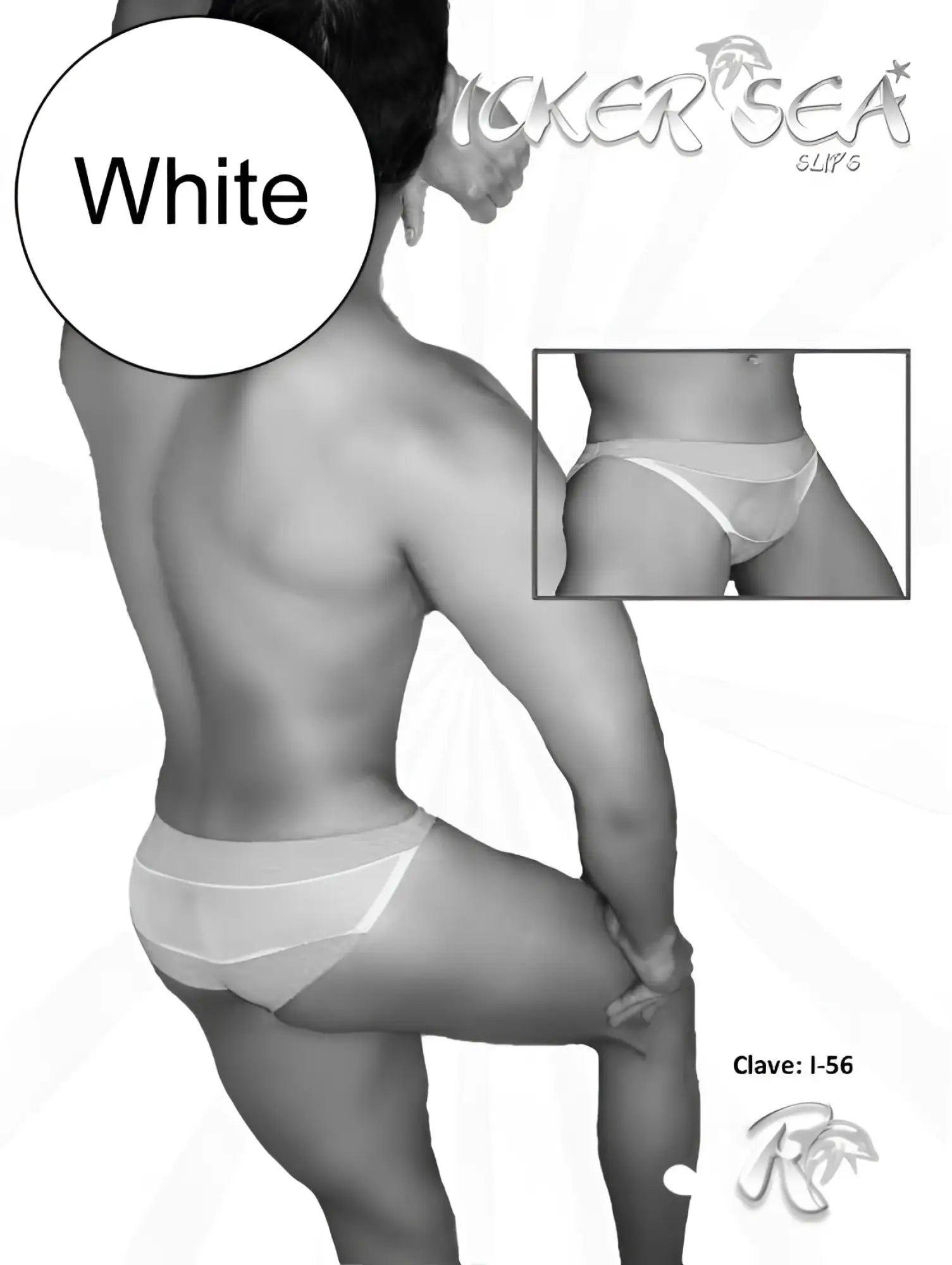 White lace-trimmed transparent panel slip bikini underwear from kicker sea in white designed for comfort and style