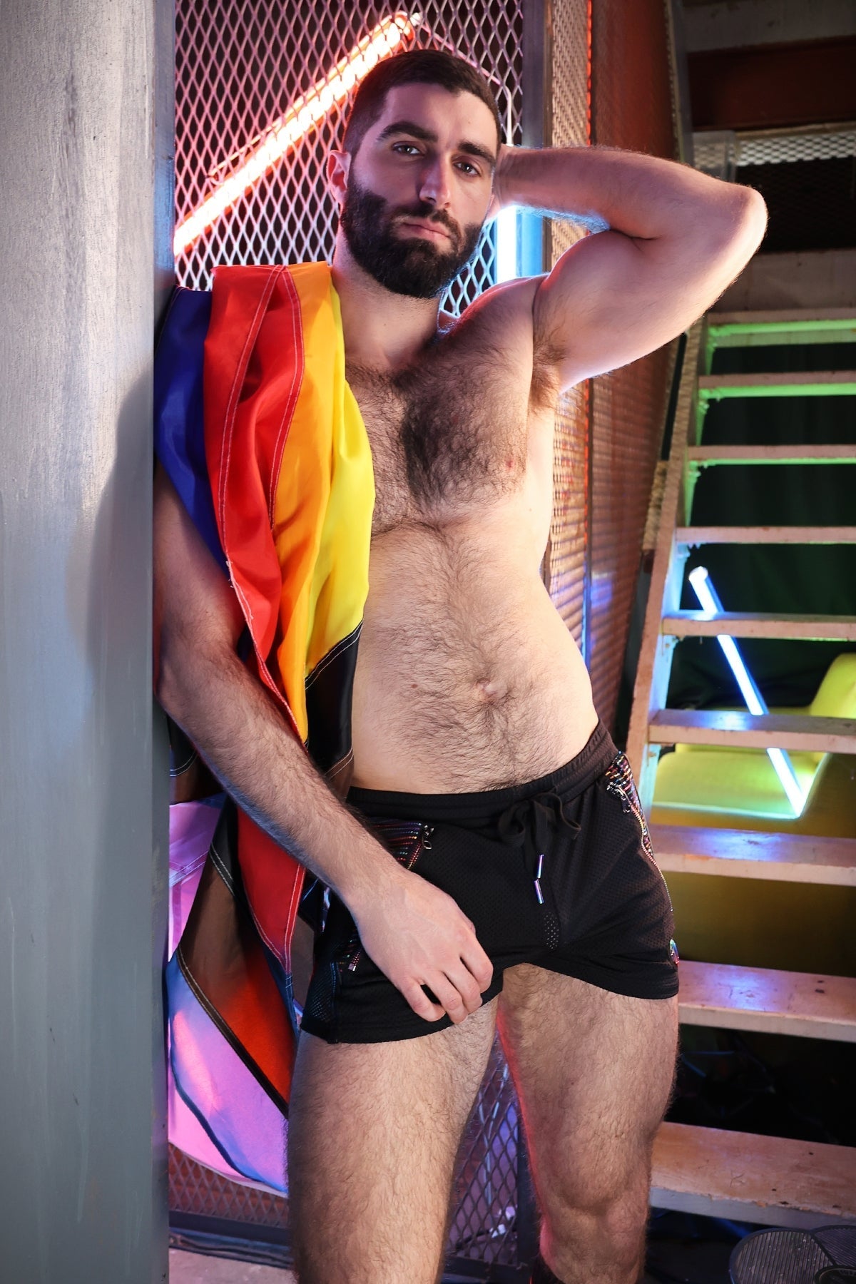 Breedwell Gay Men's Icon Pride Shorts