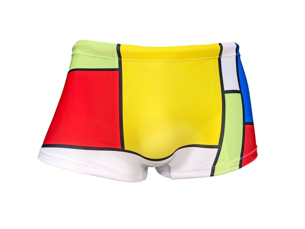 Maris Equi Men's ModRian Square Cut Men's Swimsuit