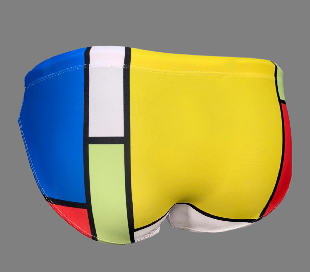Maris Equi ModRian Men's Mondrian Inspired Swim Briefs