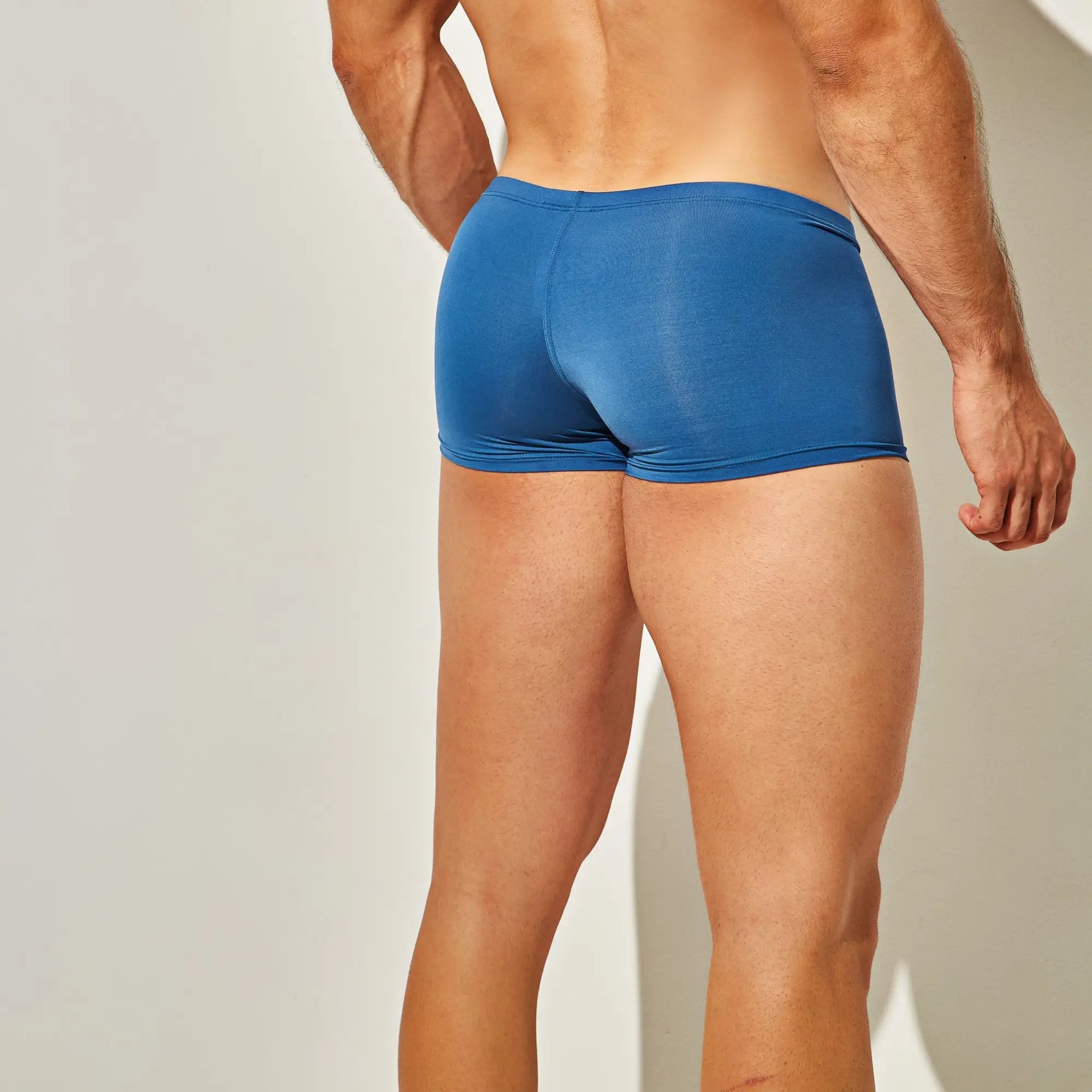 Blue intymen ing092 boxer briefs with snug form-fitting design ideal for athletic wear