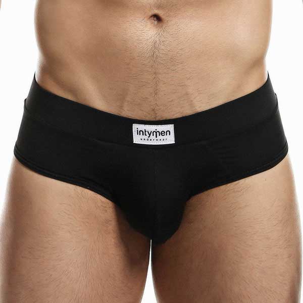 Intymen Femme Brief Unterwäsche Schwarz INJ062 Größe XL